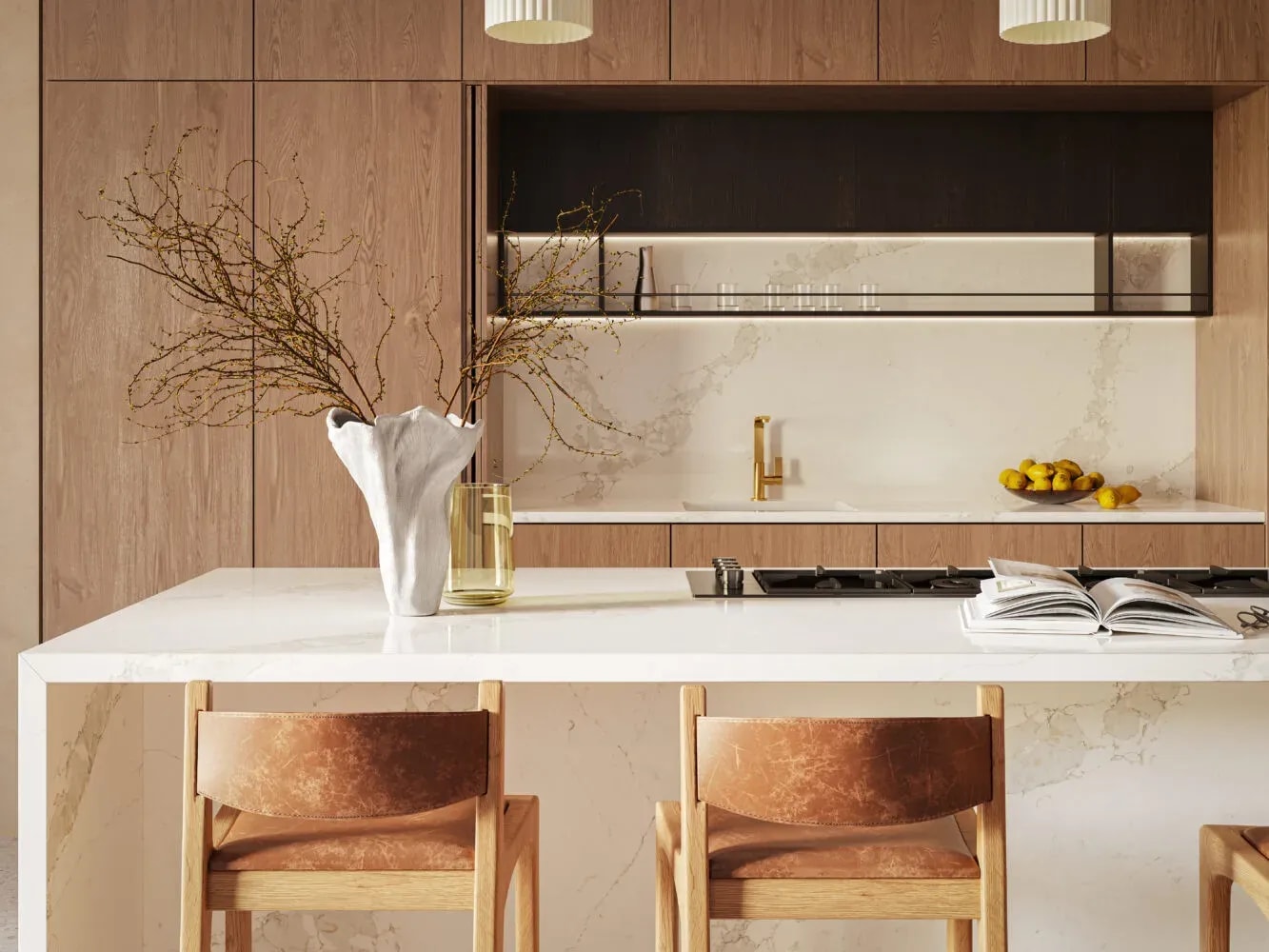 Caesarstone 5116 Calacatta Nectar